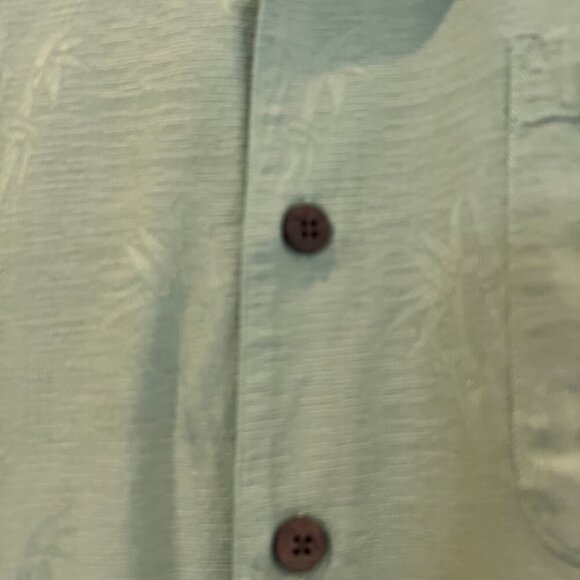 Men's Havana Jack's Cafe Tropical Silk Short Sleeve Shirt, Size Large - Picture 3 of 10